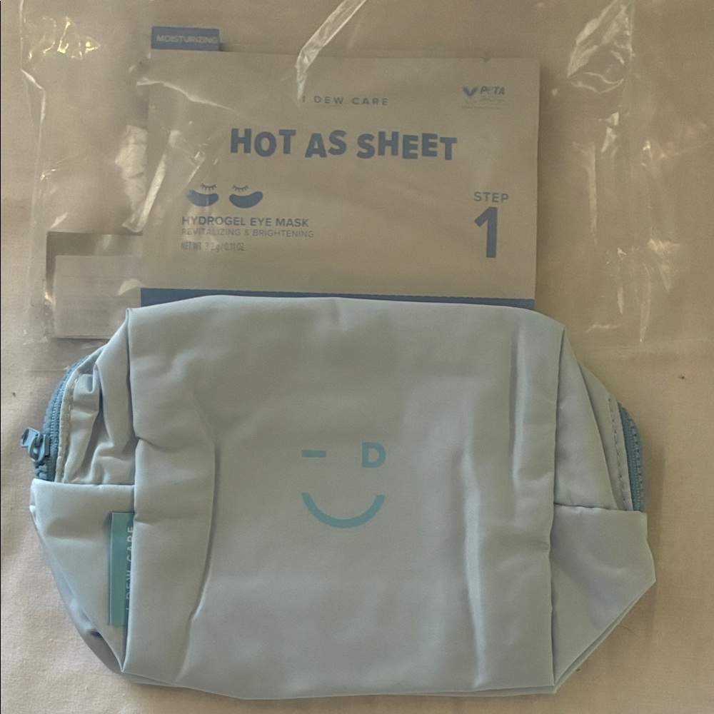 Dew Care Light Blue Cosmetic Bag